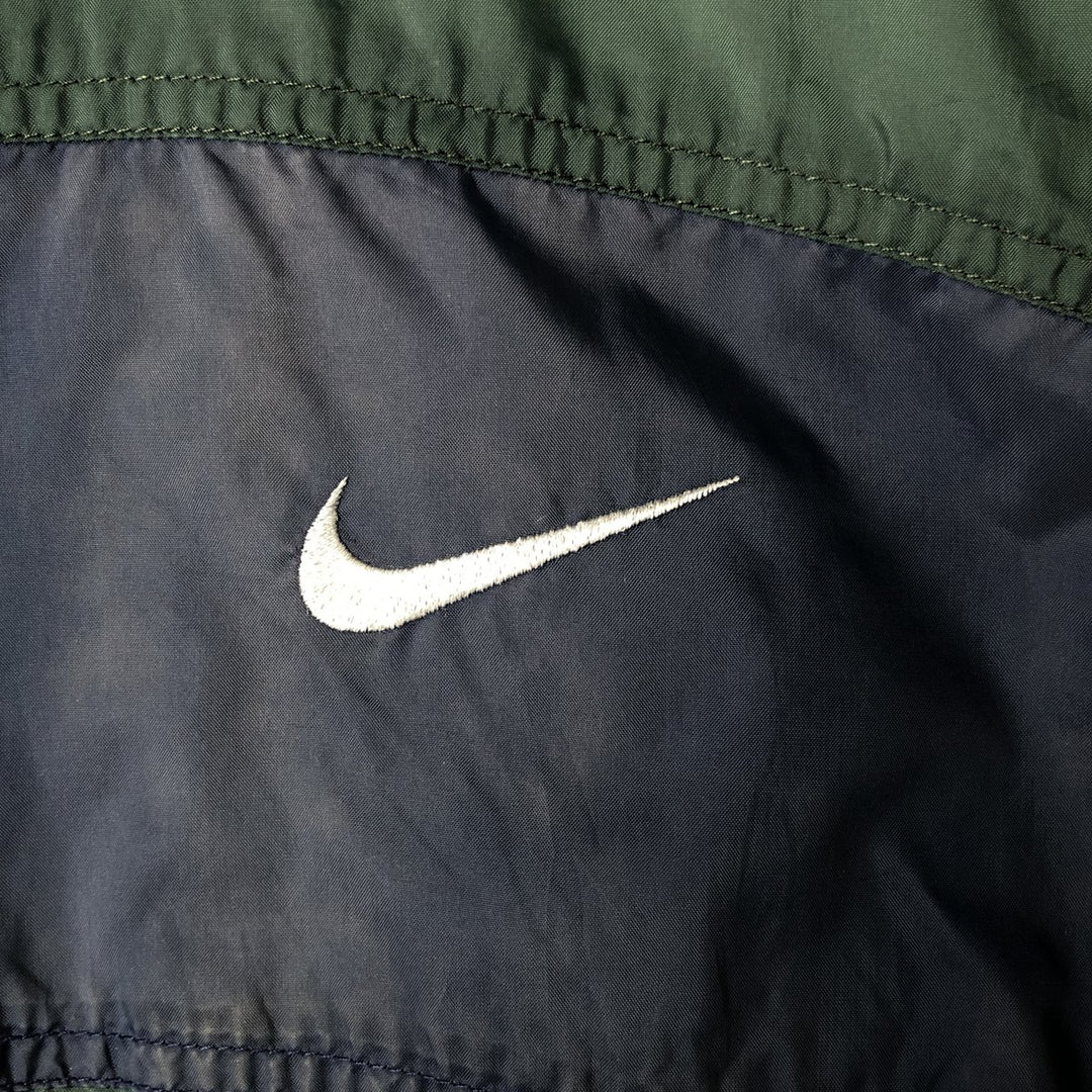 90'S Nike Windbreaker Men's Size L Vintage polyester green type Vintage Second Hand