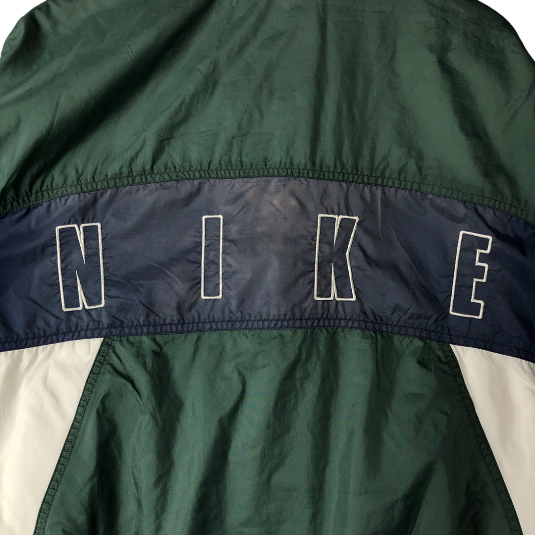 90'S Nike Windbreaker Men's Size L Vintage polyester green type Vintage Second Hand
