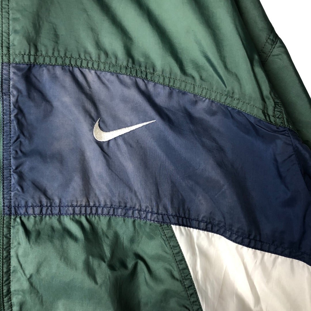 90'S Nike Windbreaker Men's Size L Vintage polyester green type Vintage Second Hand