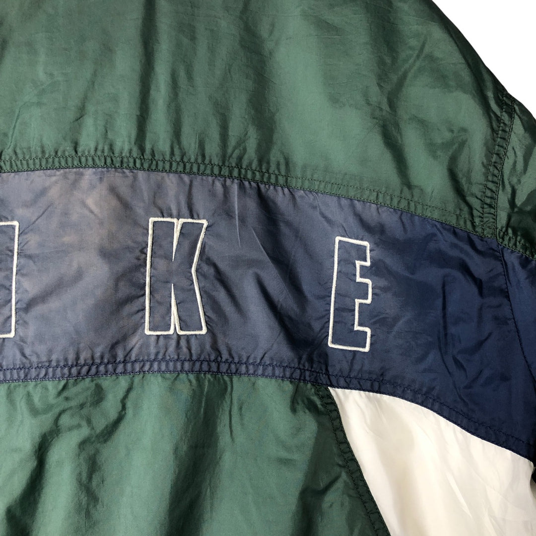 90'S Nike Windbreaker Men's Size L Vintage polyester green type Vintage Second Hand