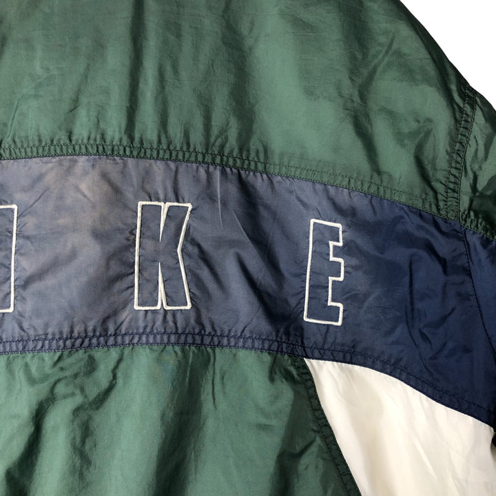 90'S Nike Windbreaker Men's Size L Vintage polyester green type Vintage Second Hand