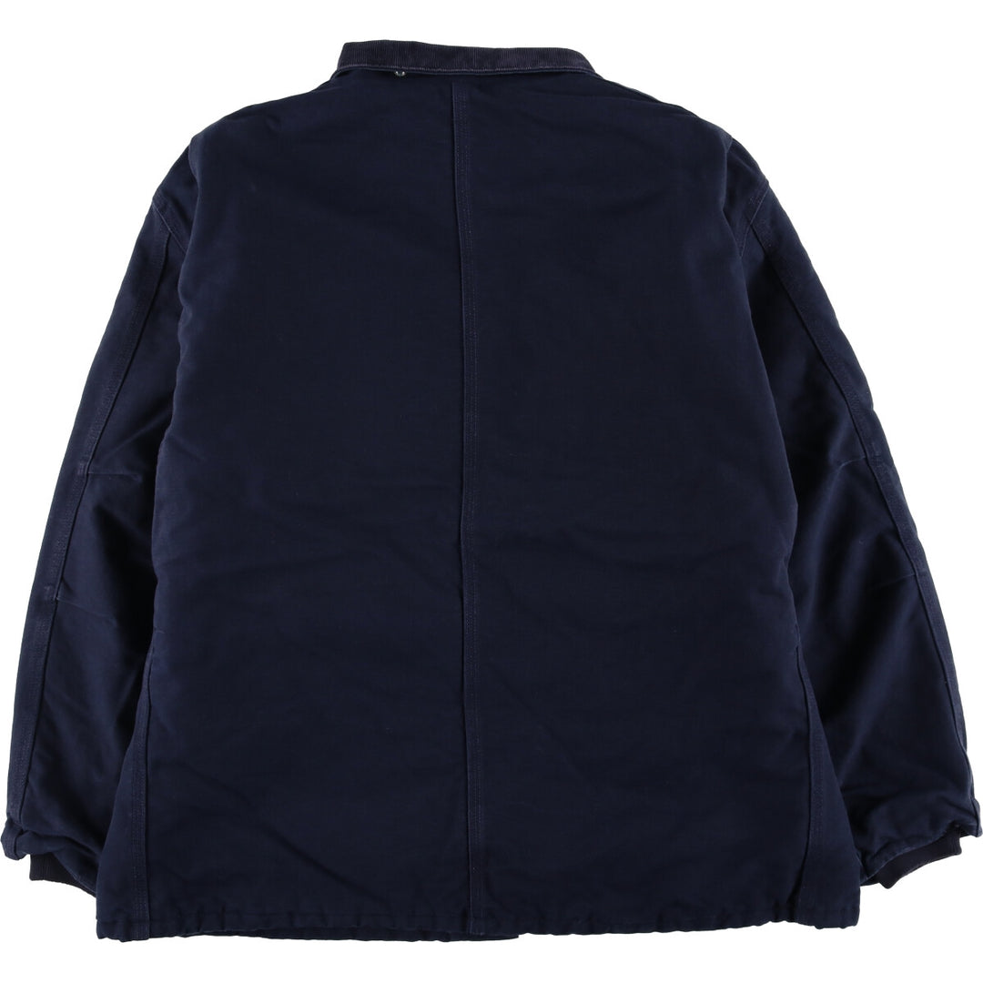 Carhartt Traditional Padded Duck Work Jacket, Made in USA, Men's XXL cotton navy blue type Vintage Second Hand