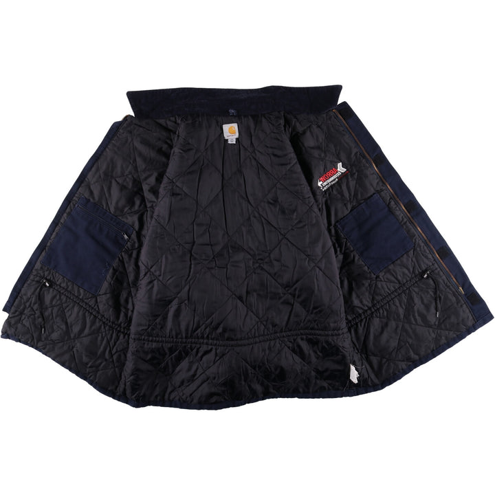 Carhartt Traditional Padded Duck Work Jacket, Made in USA, Men's XXL cotton navy blue type Vintage Second Hand