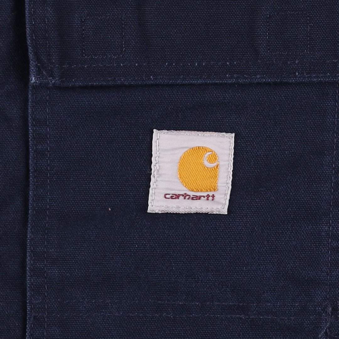 Carhartt Traditional Padded Duck Work Jacket, Made in USA, Men's XXL cotton navy blue type Vintage Second Hand