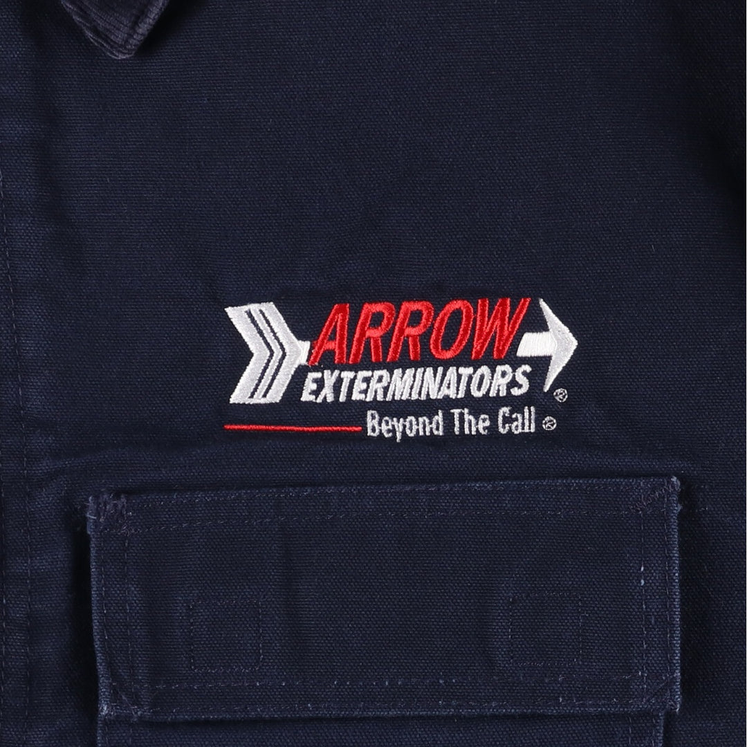 Carhartt Traditional Padded Duck Work Jacket, Made in USA, Men's XXL cotton navy blue type Vintage Second Hand