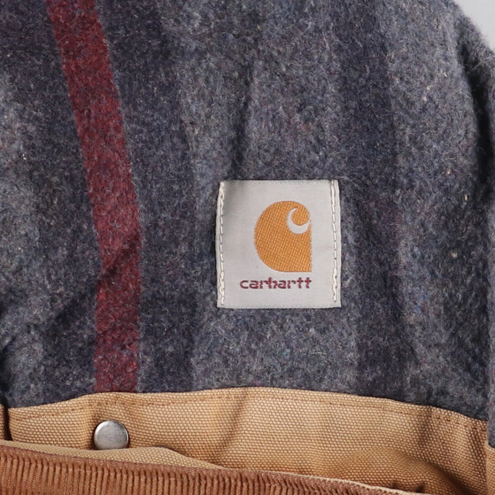 Carhartt Traditional Hooded Padded Duck Work Jacket, Men's Size XL unclear Beige type Vintage Second Hand