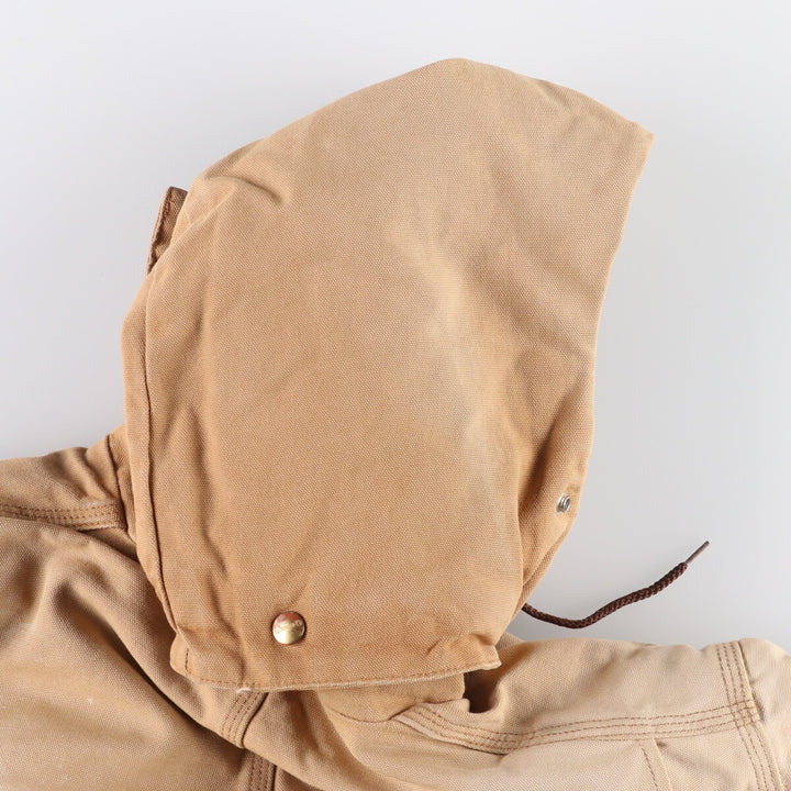 Carhartt Traditional Hooded Padded Duck Work Jacket, Men's Size XL unclear Beige type Vintage Second Hand