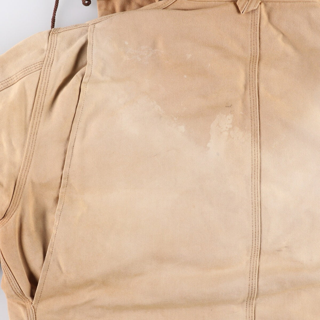 Carhartt Traditional Hooded Padded Duck Work Jacket, Men's Size XL unclear Beige type Vintage Second Hand