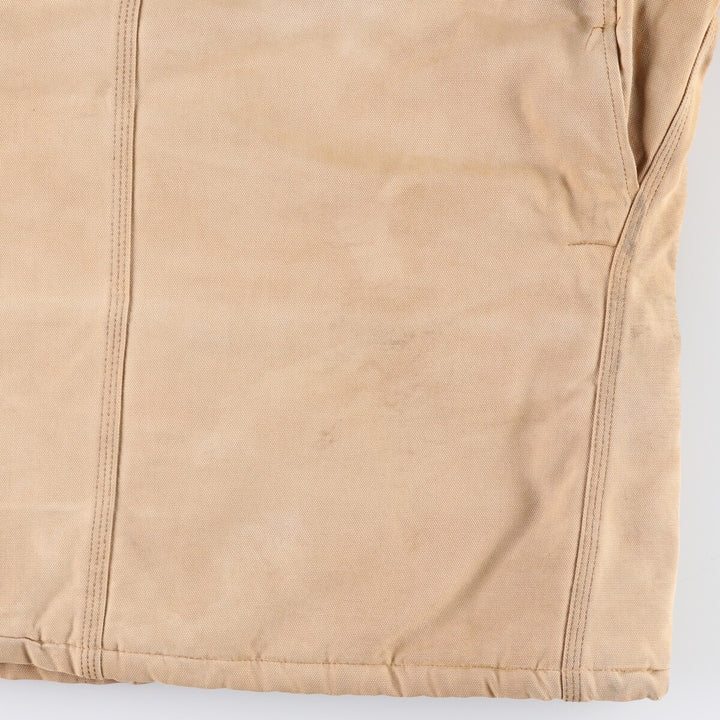 Carhartt Traditional Hooded Padded Duck Work Jacket, Men's Size XL unclear Beige type Vintage Second Hand