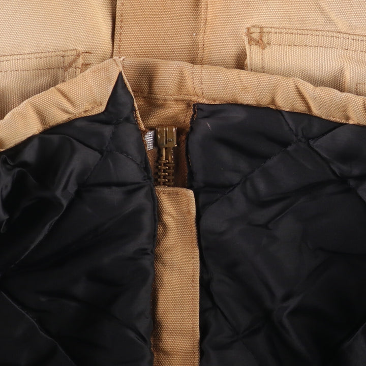 Carhartt Traditional Hooded Padded Duck Work Jacket, Men's Size XL unclear Beige type Vintage Second Hand