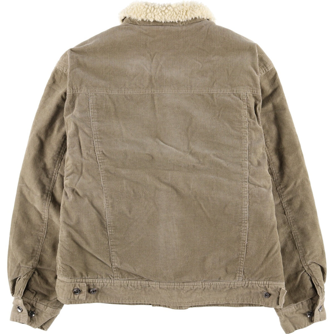 Dickies padded corduroy jacket, men's size L cotton Beige type Vintage Second Hand