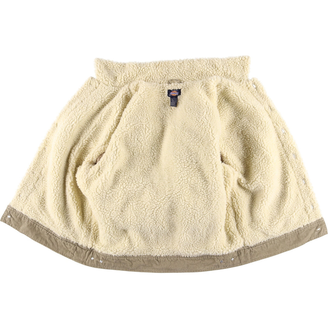 Dickies padded corduroy jacket, men's size L cotton Beige type Vintage Second Hand