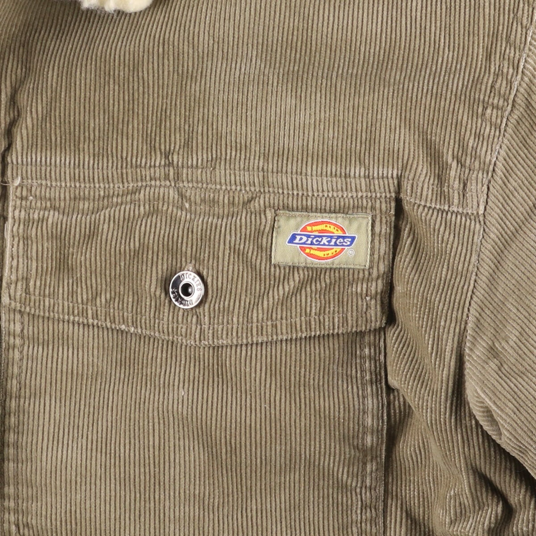 Dickies padded corduroy jacket, men's size L cotton Beige type Vintage Second Hand