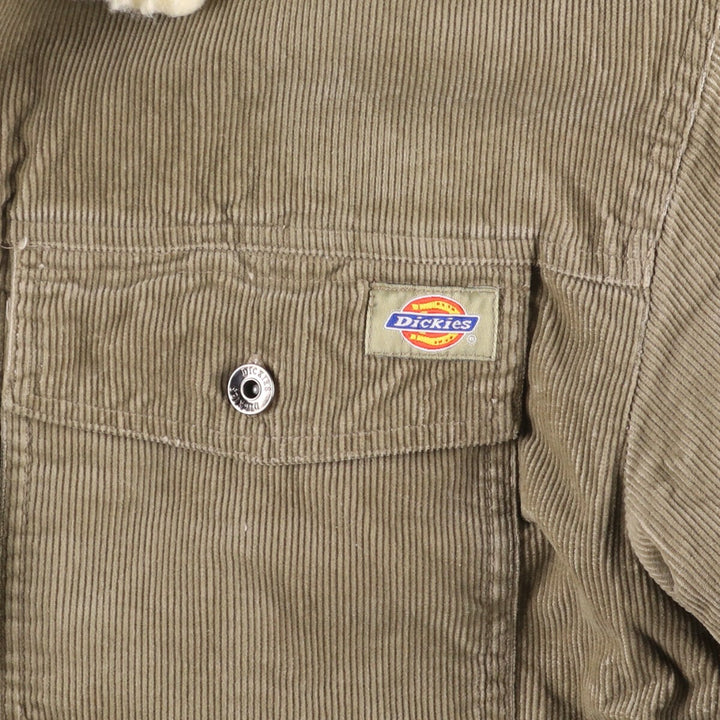 Dickies padded corduroy jacket, men's size L cotton Beige type Vintage Second Hand