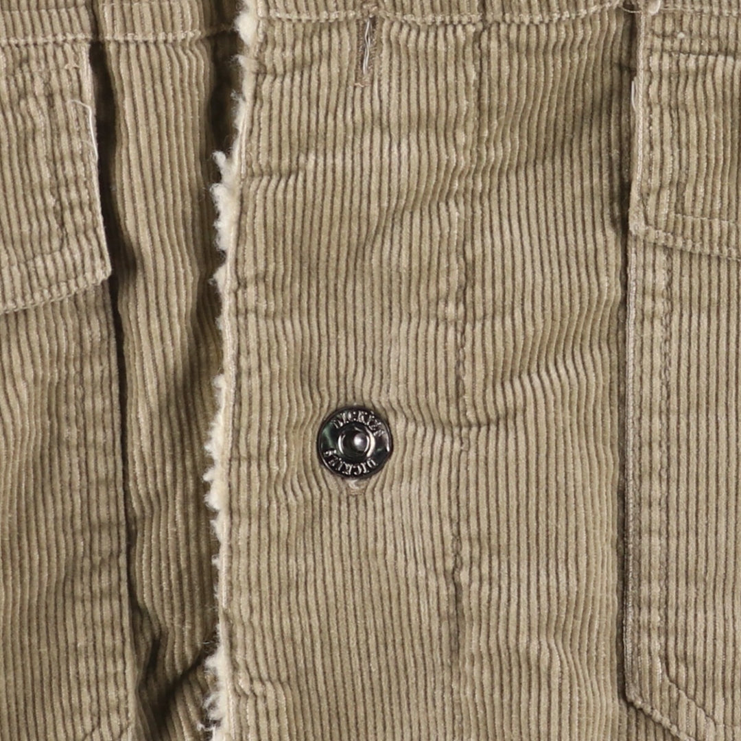 Dickies padded corduroy jacket, men's size L cotton Beige type Vintage Second Hand