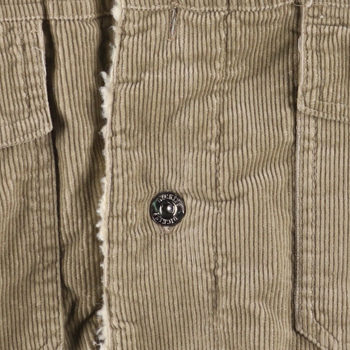 Dickies padded corduroy jacket, men's size L cotton Beige type Vintage Second Hand