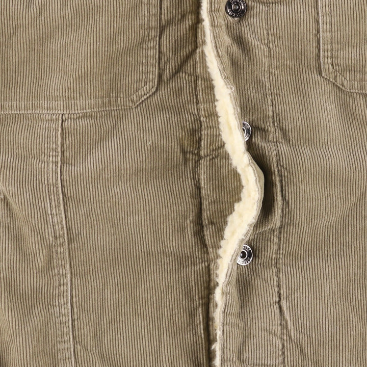 Dickies padded corduroy jacket, men's size L cotton Beige type Vintage Second Hand