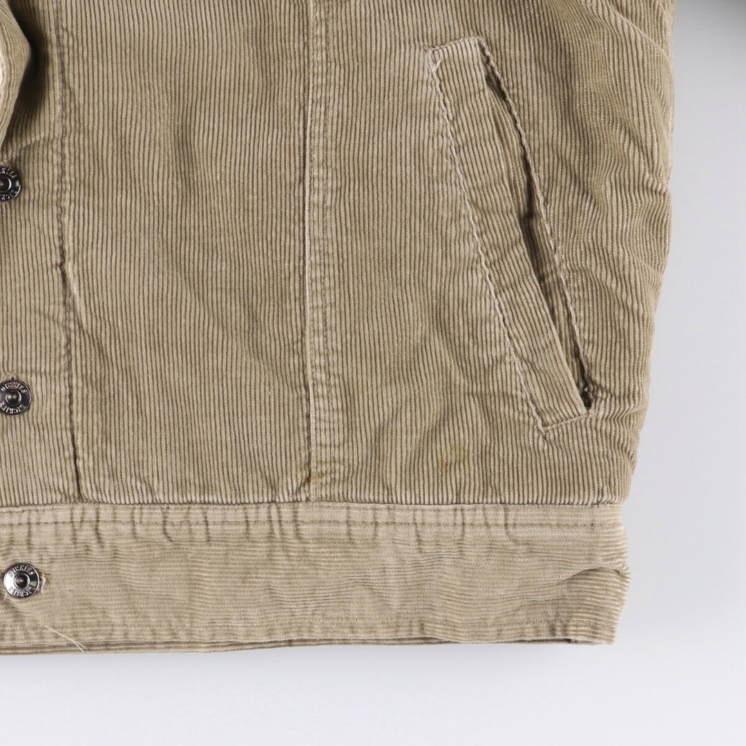 Dickies padded corduroy jacket, men's size L cotton Beige type Vintage Second Hand