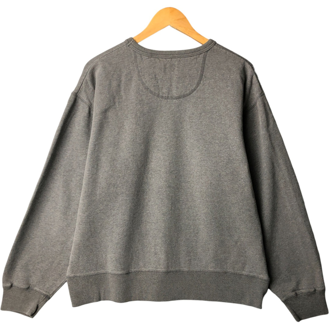 90'S GAP logo sweatshirt, men's size L, vintage cotton gray type Vintage Second Hand