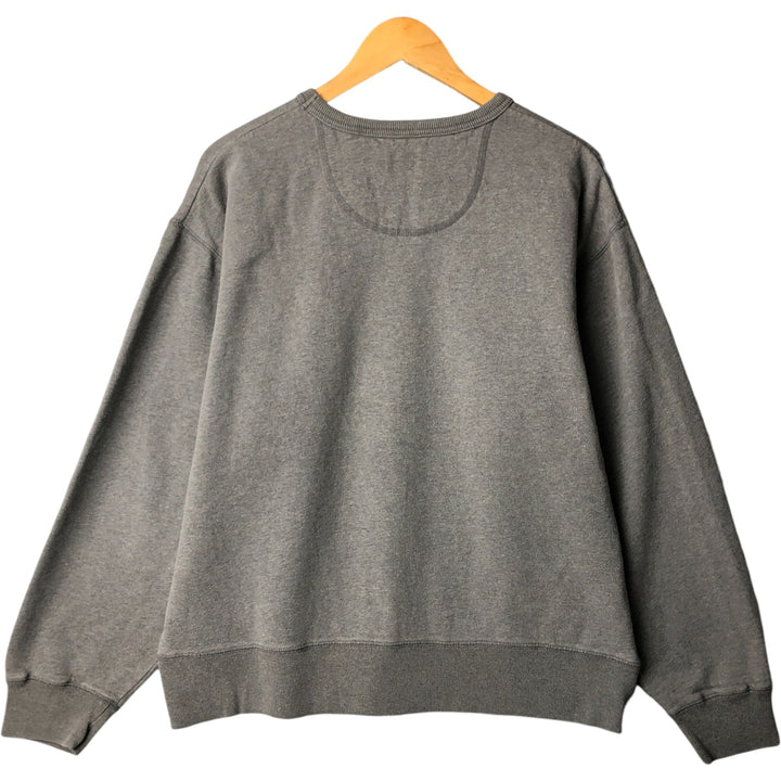 90'S GAP logo sweatshirt, men's size L, vintage cotton gray type Vintage Second Hand