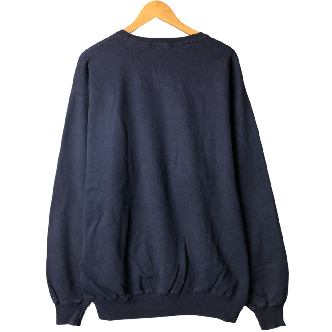 Ralph Lauren POLO by Ralph Lauren One Point Logo Sweatshirt Trainer Men's XL cotton navy blue type Vintage Second Hand
