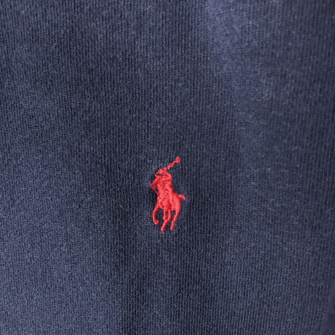 Ralph Lauren POLO by Ralph Lauren One Point Logo Sweatshirt Trainer Men's XL cotton navy blue type Vintage Second Hand
