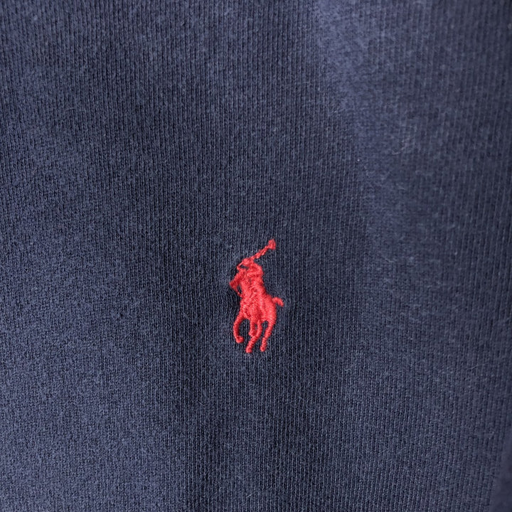 Ralph Lauren POLO by Ralph Lauren One Point Logo Sweatshirt Trainer Men's XL cotton navy blue type Vintage Second Hand