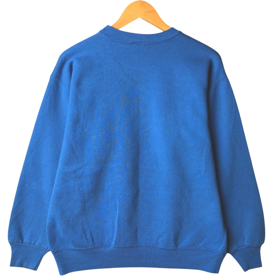 Vintage 90'S Calvin Klein logo sweatshirt, size M, men's unclear blue type Vintage Second Hand