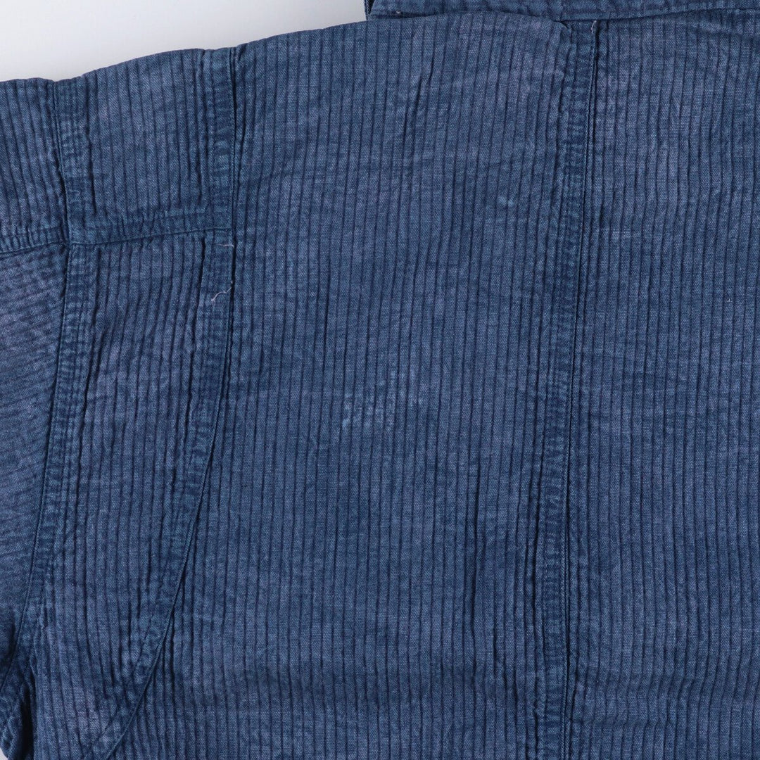 Vintage 70s-80'S zip-up jacket, men's size M unclear blue type Vintage Second Hand
