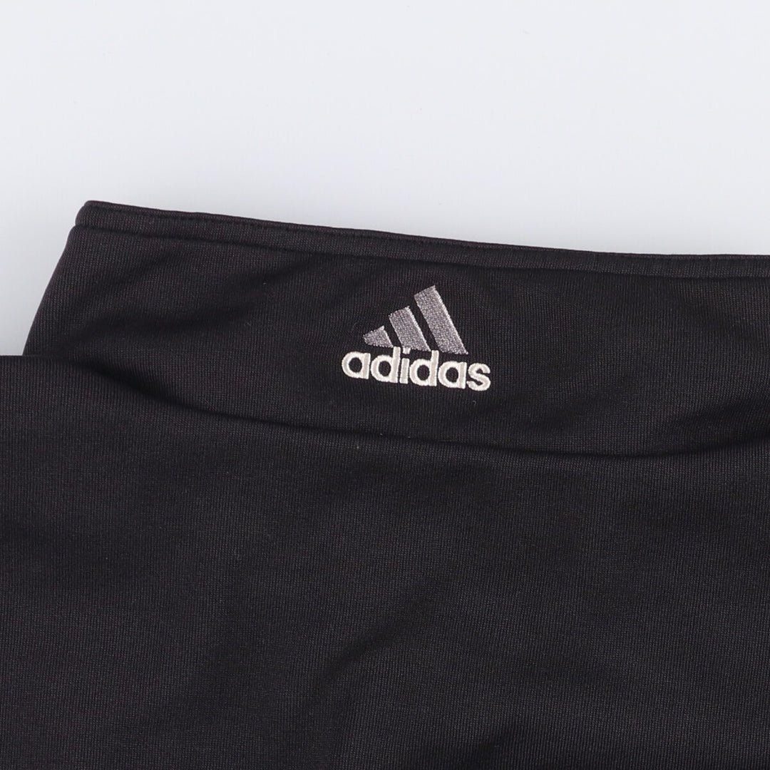 90s-00'S adidas reversible back logo windbreaker/track jacket, men's size L polyester black type Vintage Second Hand