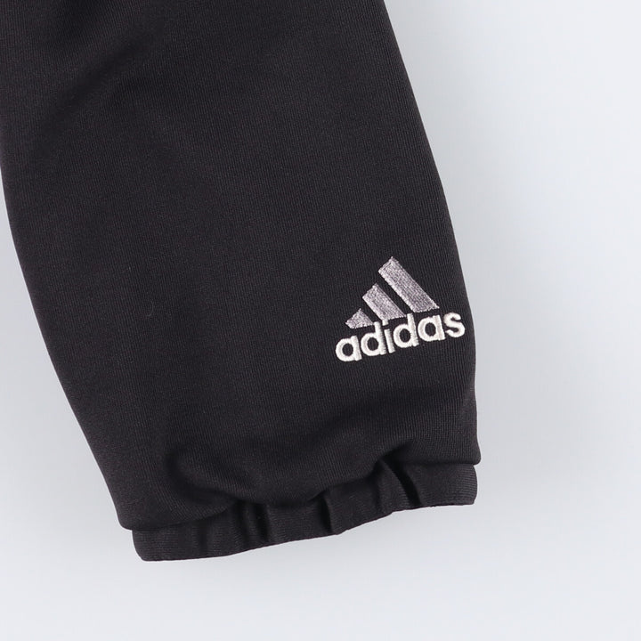90s-00'S adidas reversible back logo windbreaker/track jacket, men's size L polyester black type Vintage Second Hand