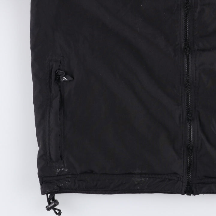 90s-00'S adidas reversible back logo windbreaker/track jacket, men's size L polyester black type Vintage Second Hand