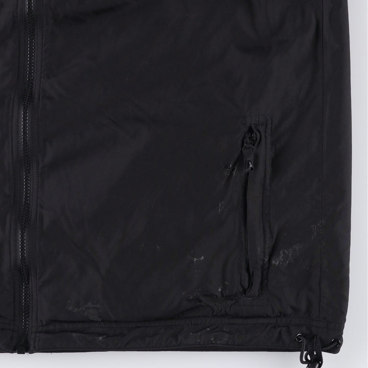 90s-00'S adidas reversible back logo windbreaker/track jacket, men's size L polyester black type Vintage Second Hand