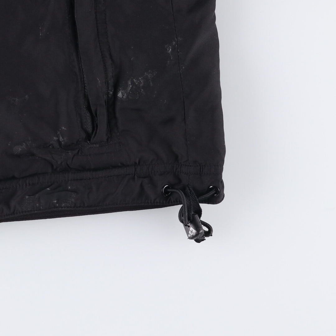 90s-00'S adidas reversible back logo windbreaker/track jacket, men's size L polyester black type Vintage Second Hand