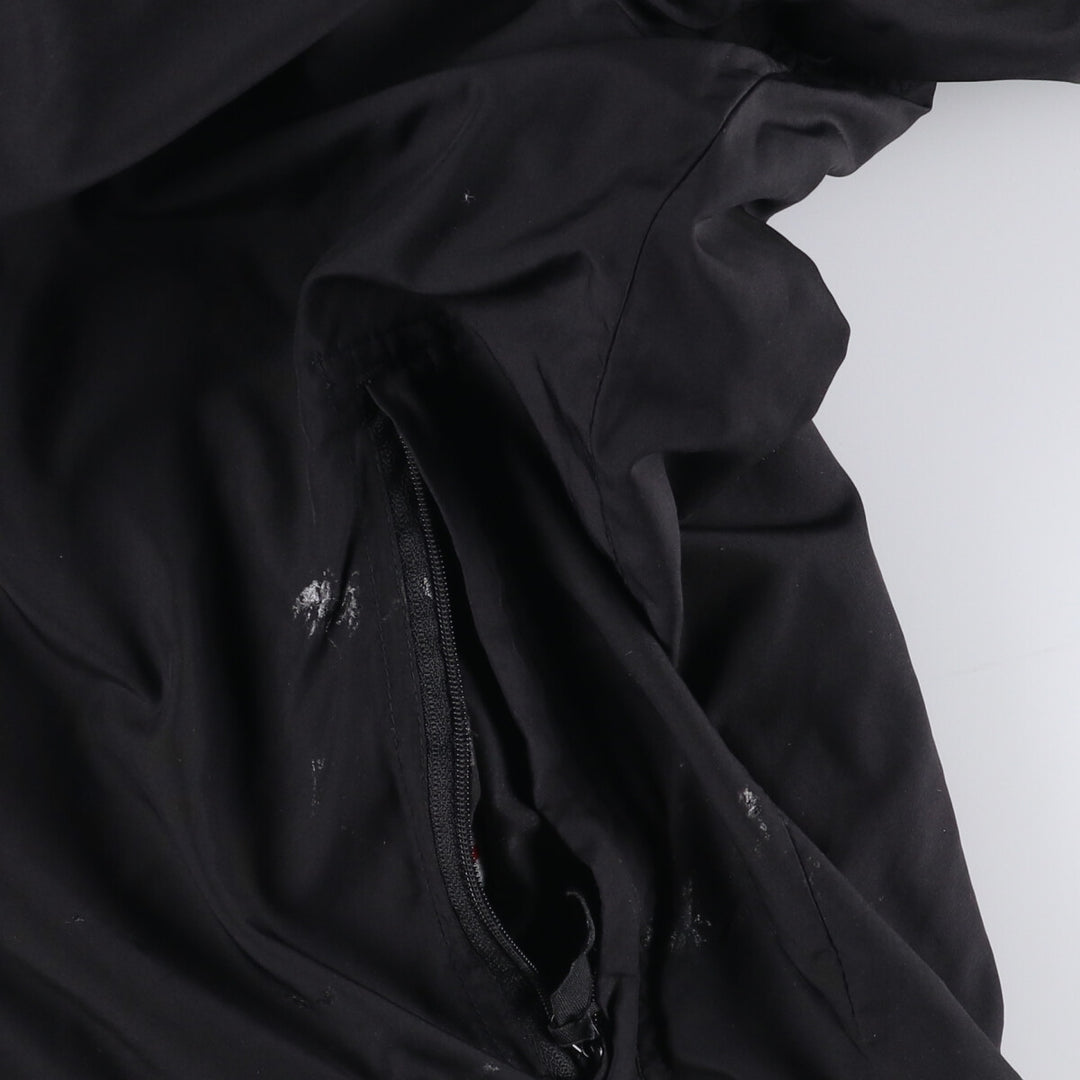 90s-00'S adidas reversible back logo windbreaker/track jacket, men's size L polyester black type Vintage Second Hand