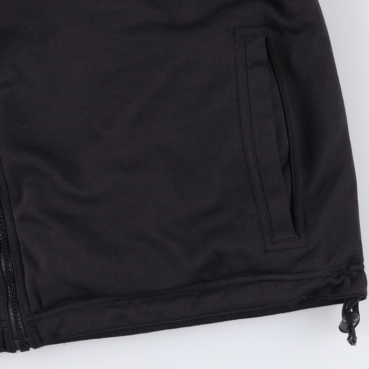 90s-00'S adidas reversible back logo windbreaker/track jacket, men's size L polyester black type Vintage Second Hand