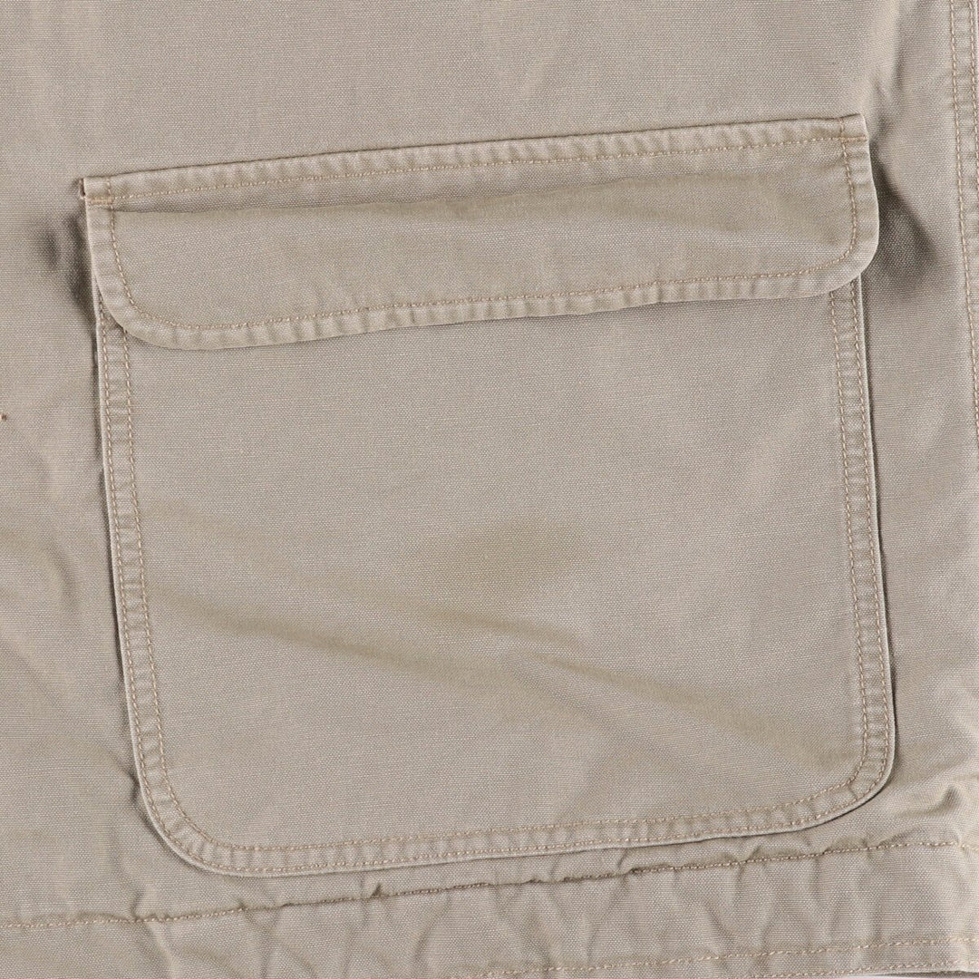 90s-00'S LL Bean Thinsulate padded hunting jacket, men's size L cotton gray type Vintage Second Hand