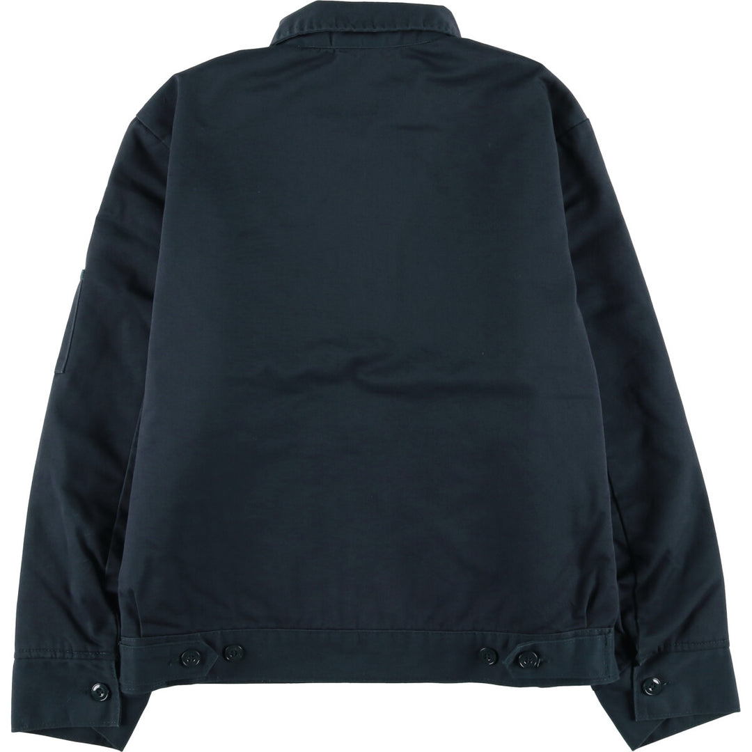 Dickies Work Jacket Men's Size L polyester navy blue type Vintage Second Hand