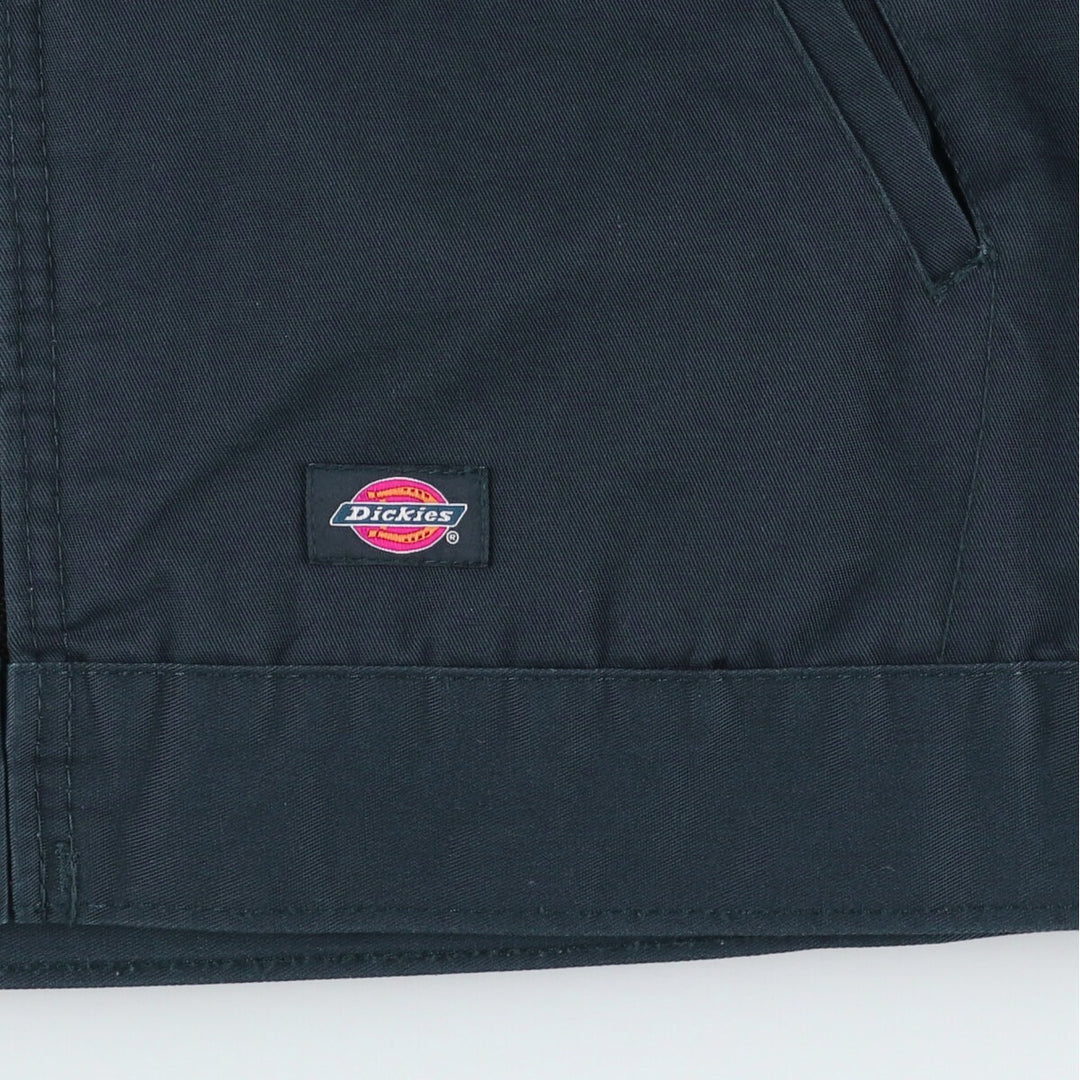Dickies Work Jacket Men's Size L polyester navy blue type Vintage Second Hand
