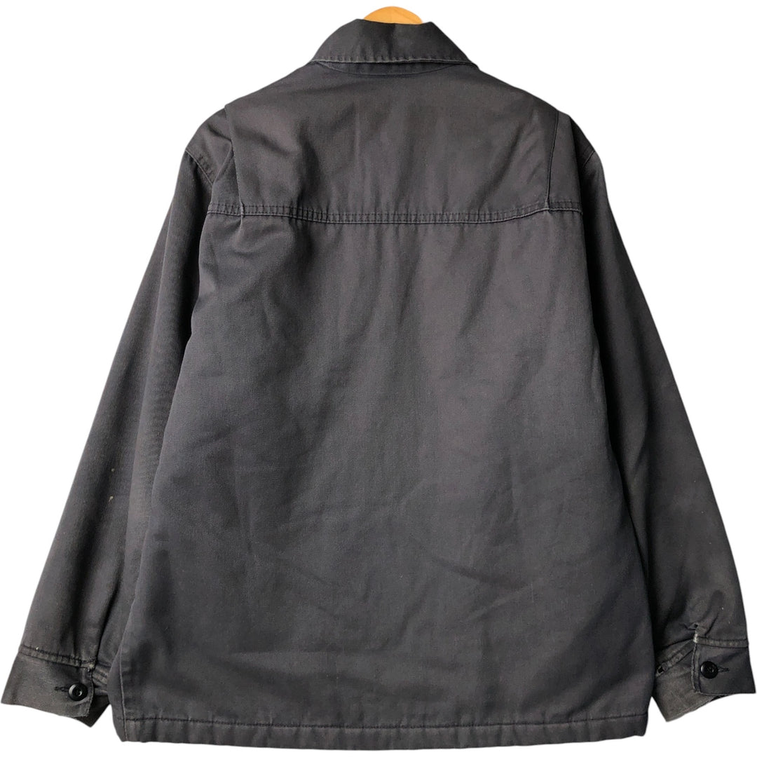 Dickies padded work jacket, men's size L unclear gray type Vintage Second Hand