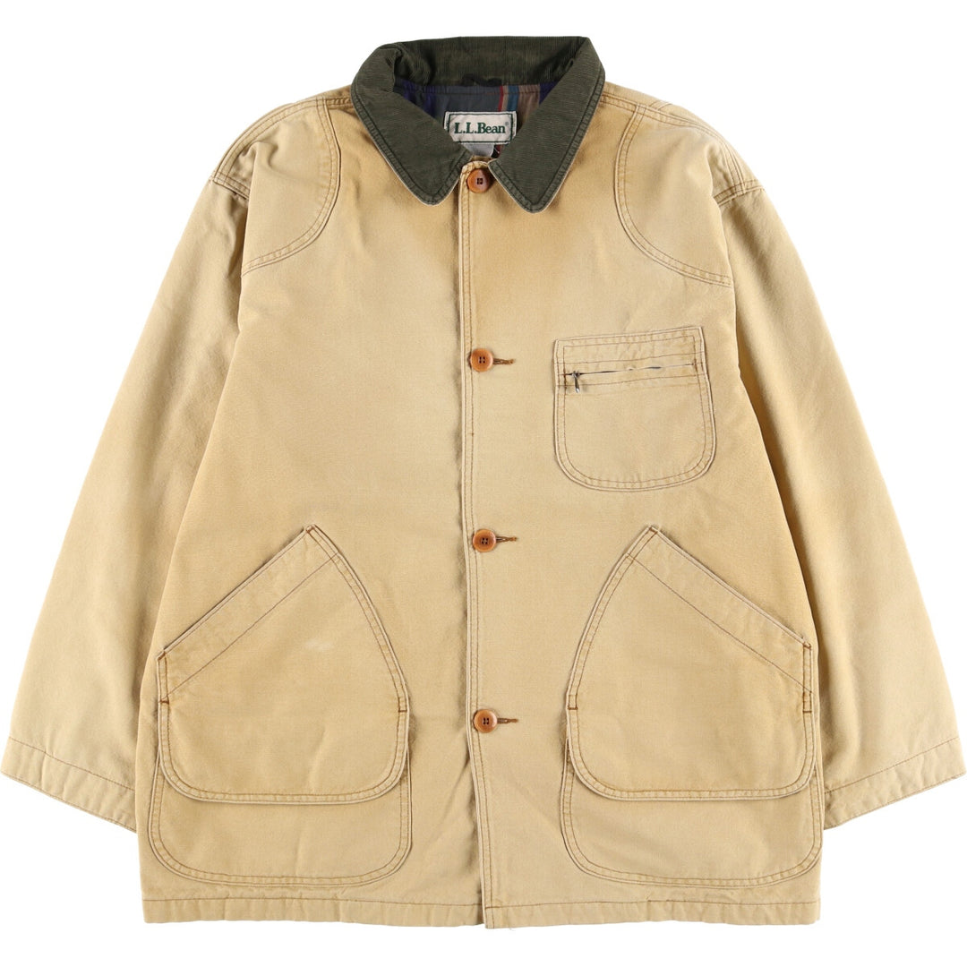 Vintage LLBean Duck Hunting Jacket from the 1980s-1990s, Men's Size XXL unclear Beige type Vintage Second Hand