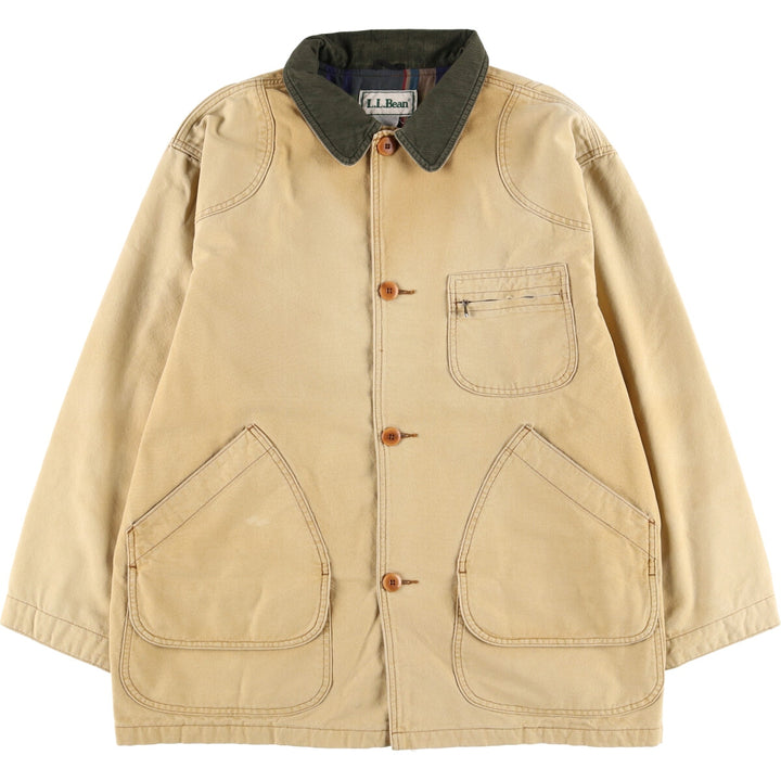 Vintage LLBean Duck Hunting Jacket from the 1980s-1990s, Men's Size XXL unclear Beige type Vintage Second Hand