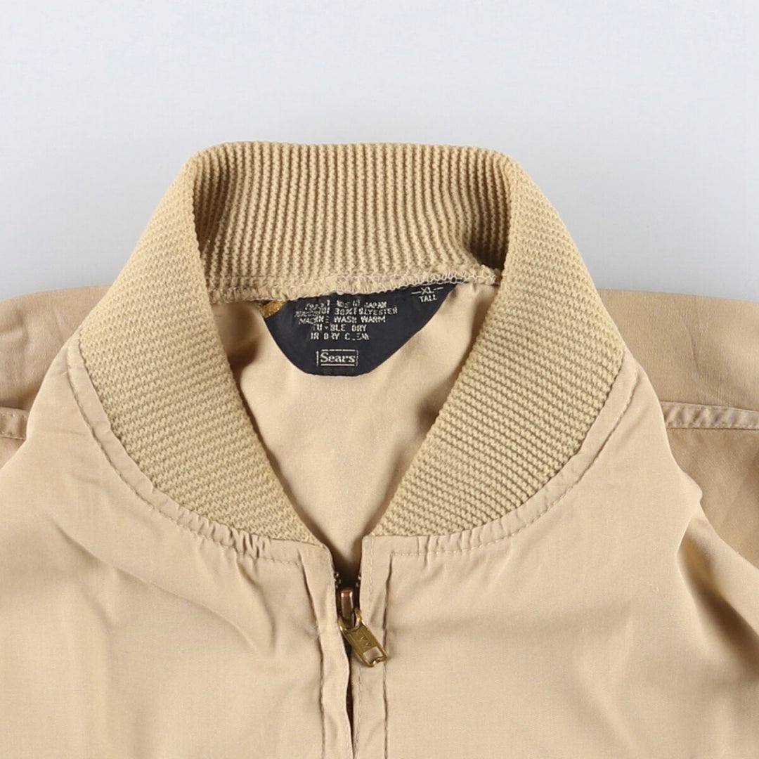 Vintage Sears Derby Jacket, Cup Shoulder, Men's XL cotton Beige type Vintage Second Hand
