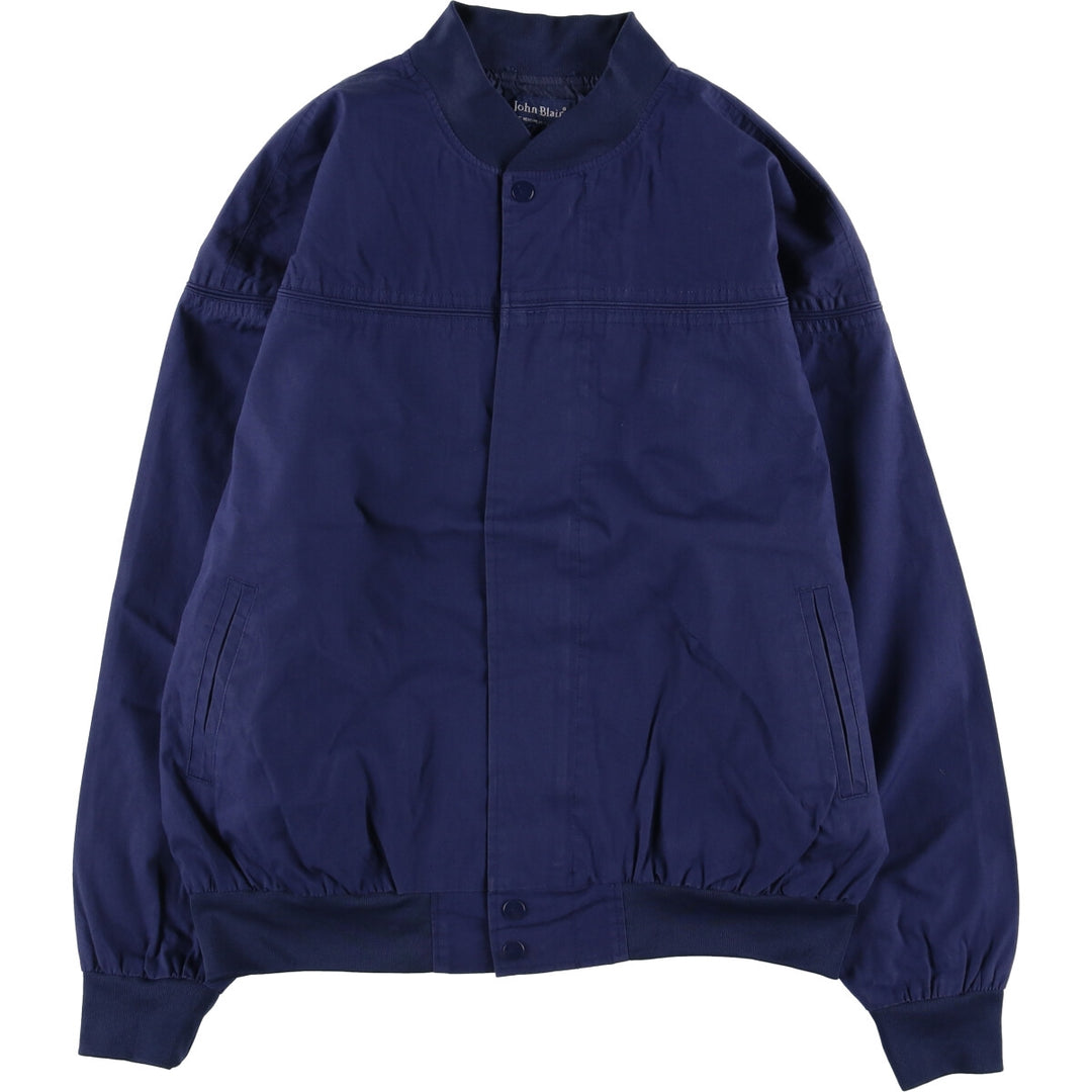 90s-00'S John Blair Derby Jacket, Cup Shoulder, Men's Size L unclear Navy blue Vintage Second Hand