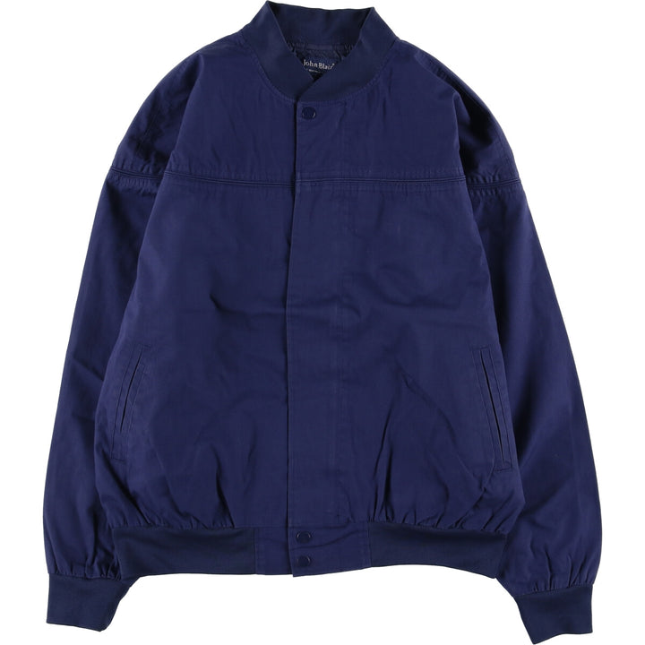 90s-00'S John Blair Derby Jacket, Cup Shoulder, Men's Size L unclear Navy blue Vintage Second Hand