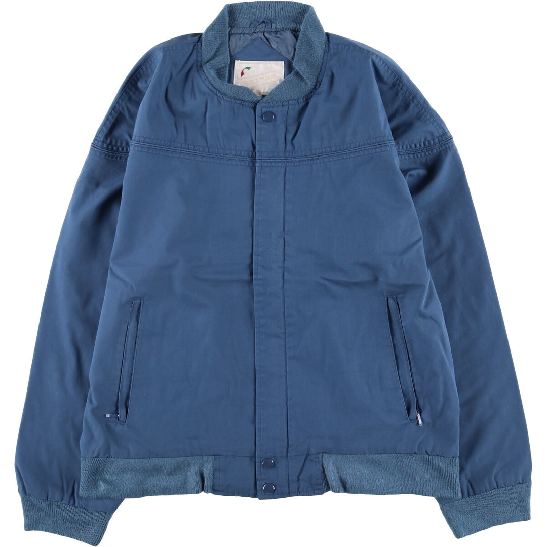 90'S Arnold Palmer Derby Jacket, Cup Shoulder, Men's, Size Medium, Vintage polyester navy blue type Vintage Second Hand