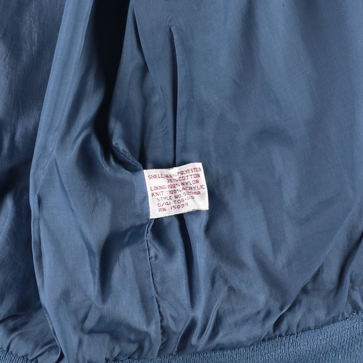 90'S Arnold Palmer Derby Jacket, Cup Shoulder, Men's, Size Medium, Vintage polyester navy blue type Vintage Second Hand