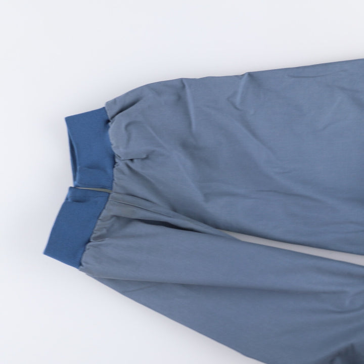 90'S WINDBREAKER Derby Jacket, Cup Shoulder Jacket, Men's XL, Vintage polyester blue type Vintage Second Hand
