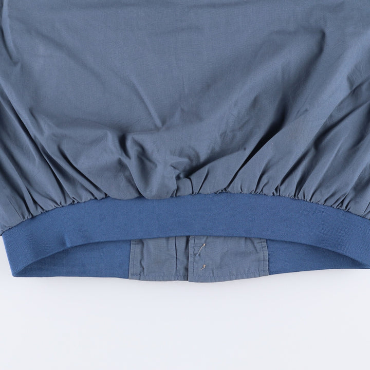 90'S WINDBREAKER Derby Jacket, Cup Shoulder Jacket, Men's XL, Vintage polyester blue type Vintage Second Hand