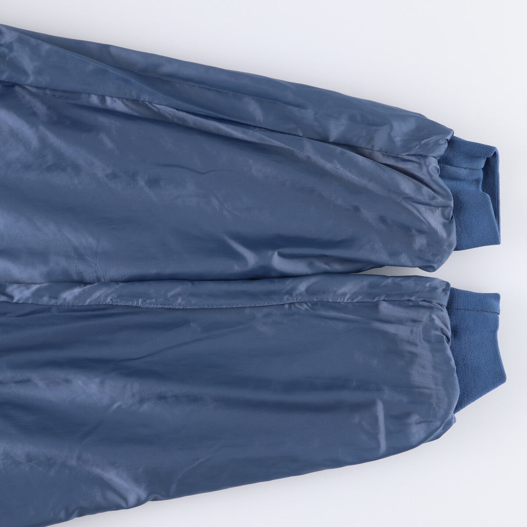 90'S WINDBREAKER Derby Jacket, Cup Shoulder Jacket, Men's XL, Vintage polyester blue type Vintage Second Hand